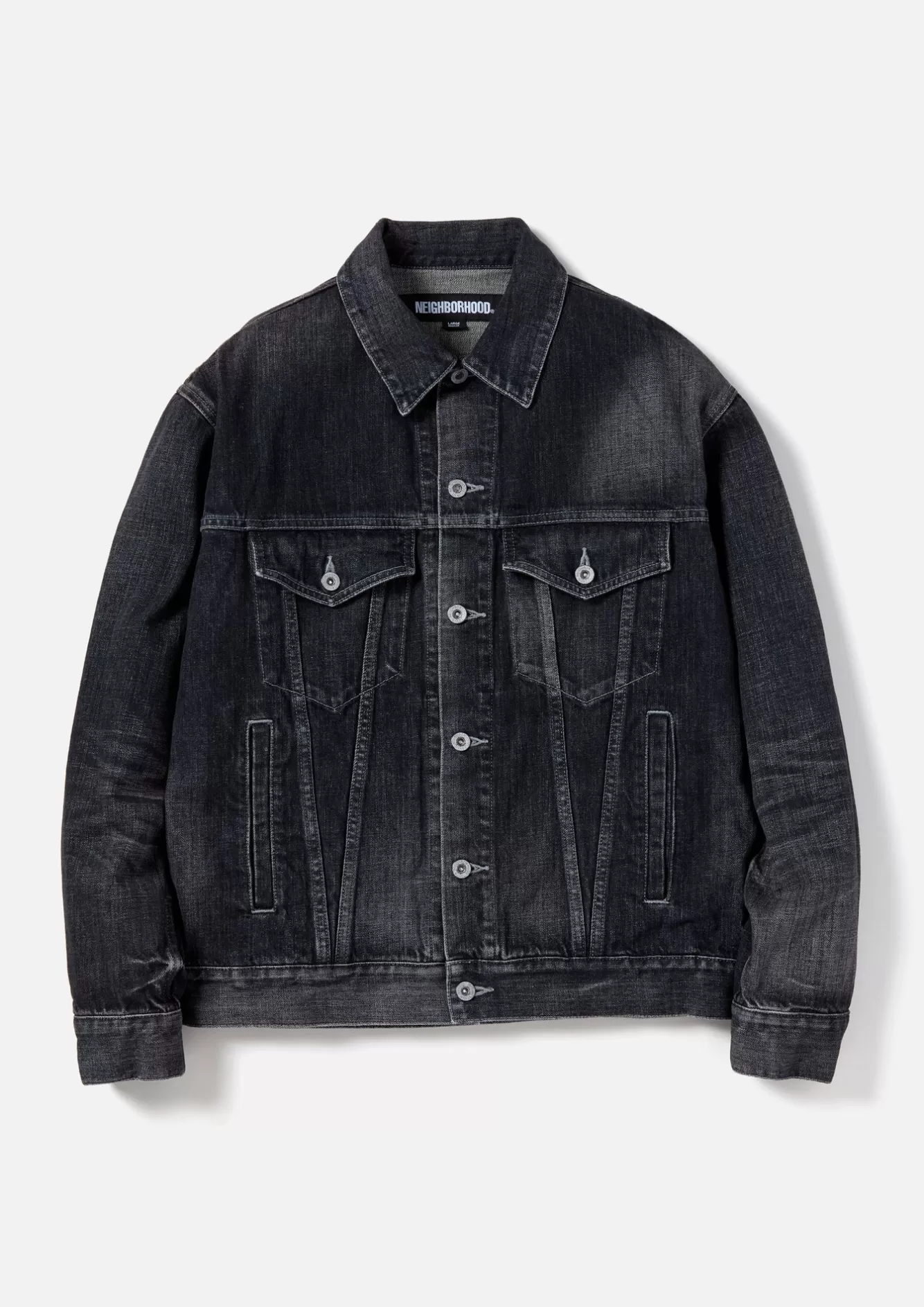 NEIGHBORHOOD Jackets>Washed Denim Type-4 Jacket